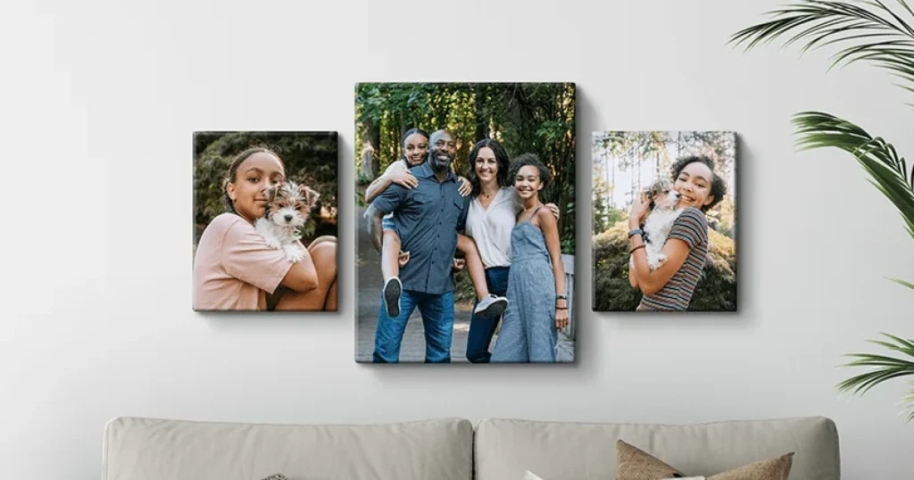 Custom canvas poster printing with sharp quality